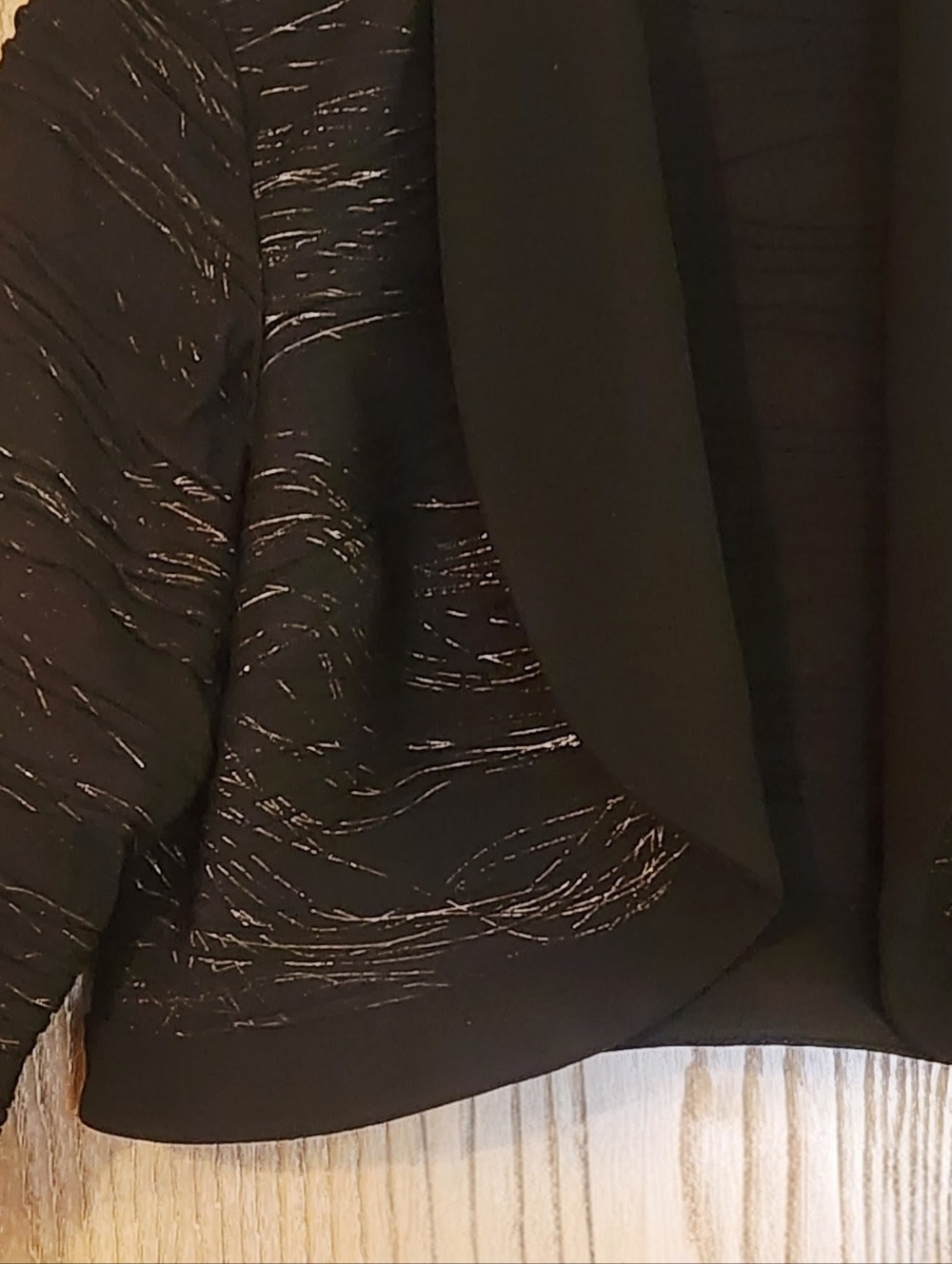 Dress Barn Bolero Cover Up Textured 3/4 Sleeve Open Front Size L - Picture 8 of 8